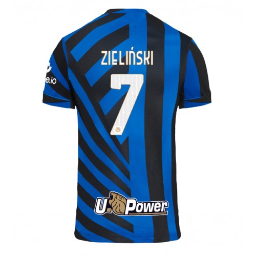 Fotbalové Dres Inter Milan Piotr Zielinski #7 Domácí 2024-25 Krátký Rukáv